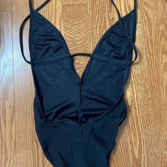 NWT American Apparel-Deep V Bathing Suit - Picture 5 of 5